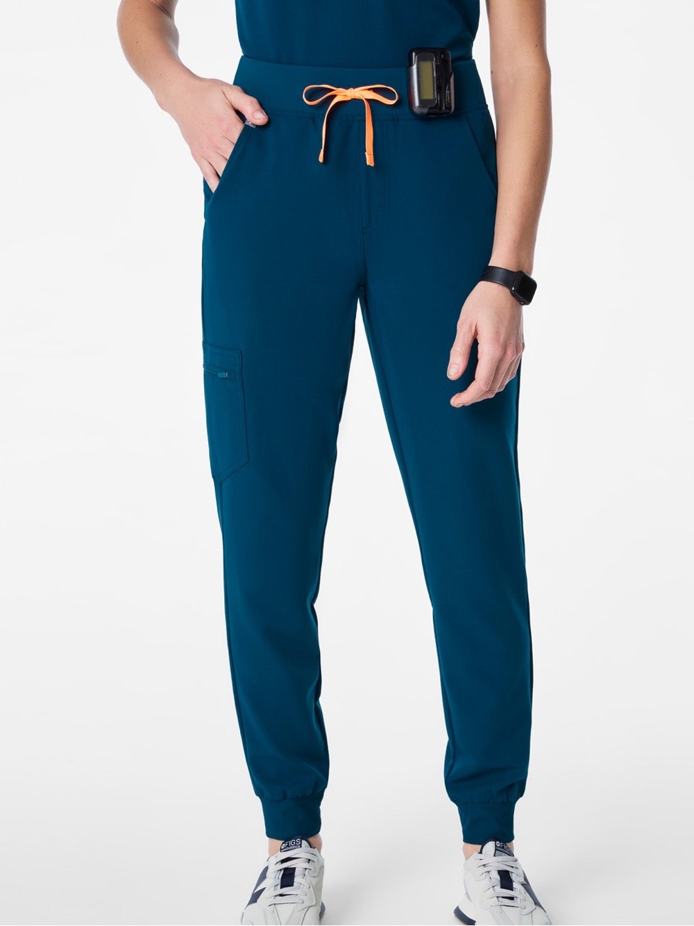Figs High Waisted Zamora Jogger Scrub Pants Deep Reef Women’s 3XL Petite